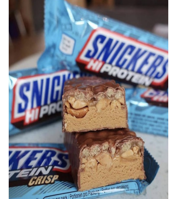 Snickers crispies proteine|Barre Protéinée
