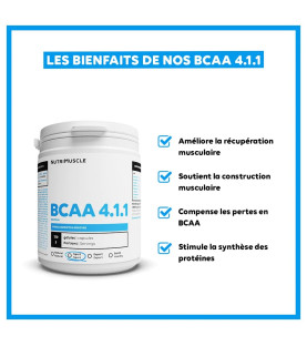 Nutrimuscle BCAA 4.1.1 constructeur