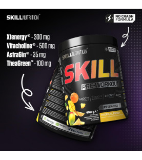 Skill pre workout  | Booster Preworkout 400gr