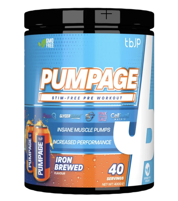 tbJP pumpage pre workout (sans caffeine) | Booster Preworkout