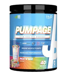 tbJP pumpage pre workout (sans caffeine) | Booster Preworkout