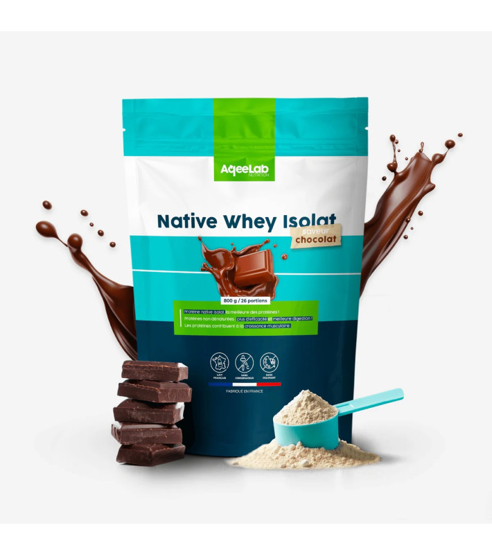 Photo du produit Native Whey Isolat AQEELAB - Protéine de qualité supérieure pour sportifs