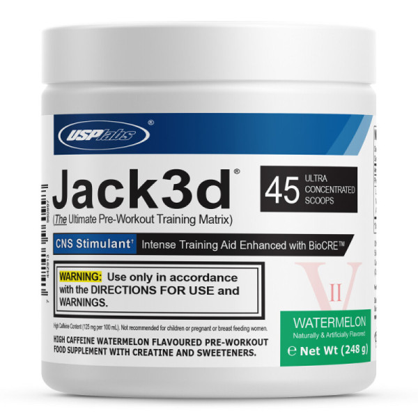Jack 3d USP LABS - Pre-workout - stimulant 248g