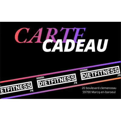 Carte cadeau Dietfitness