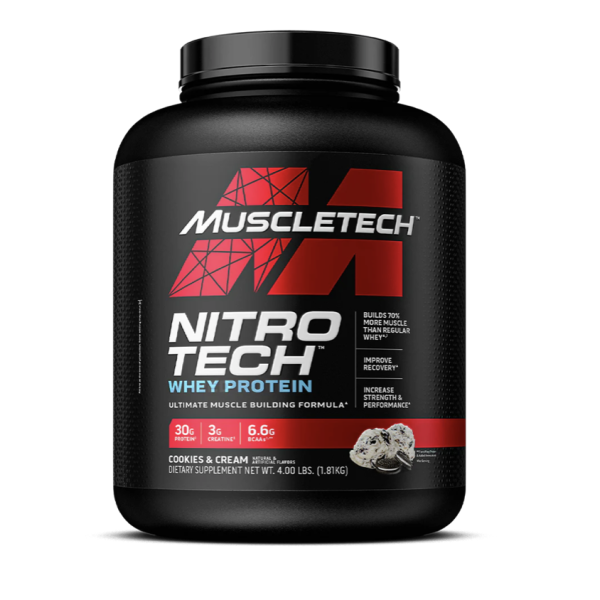 MuscleTech Nitro Tech 100% whey 1,8KG