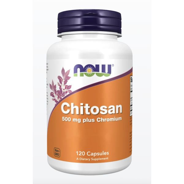 Now food Chitosan 500mg plus chromium | perte de poids