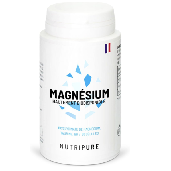 Nutripure Magnesium Bisglycinate taurine et vitamine B6